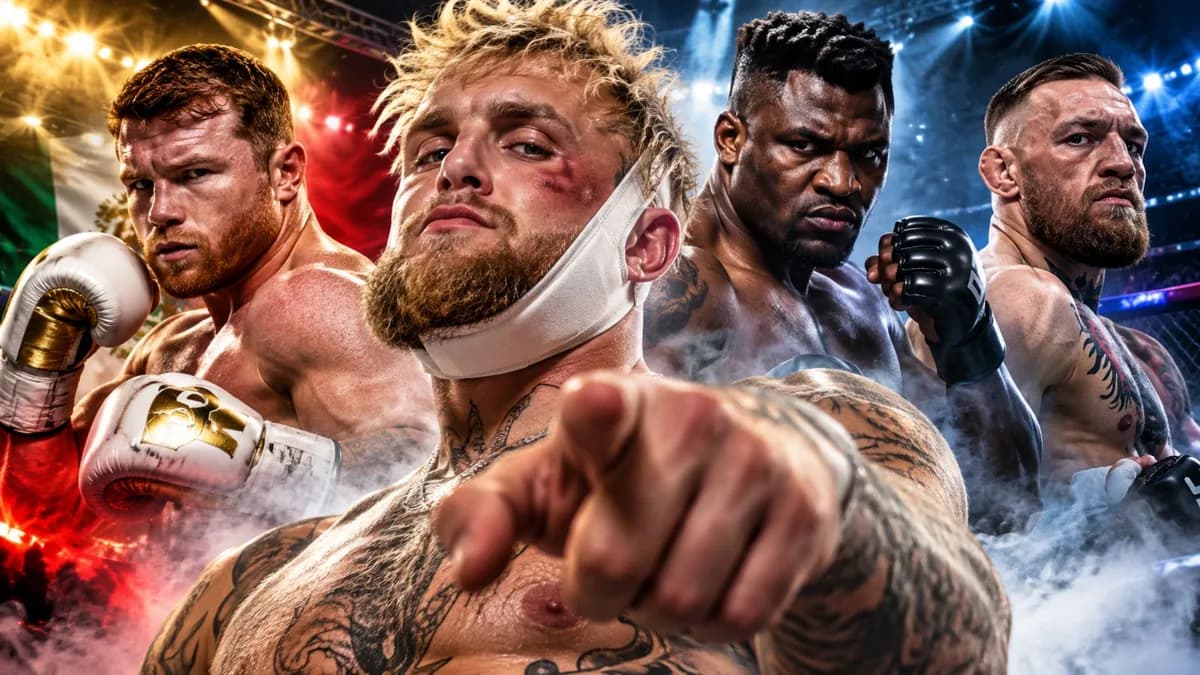 Jake Paul recibe el alta tras la mandíbula rota y apunta a Canelo, Ngannou y McGregor