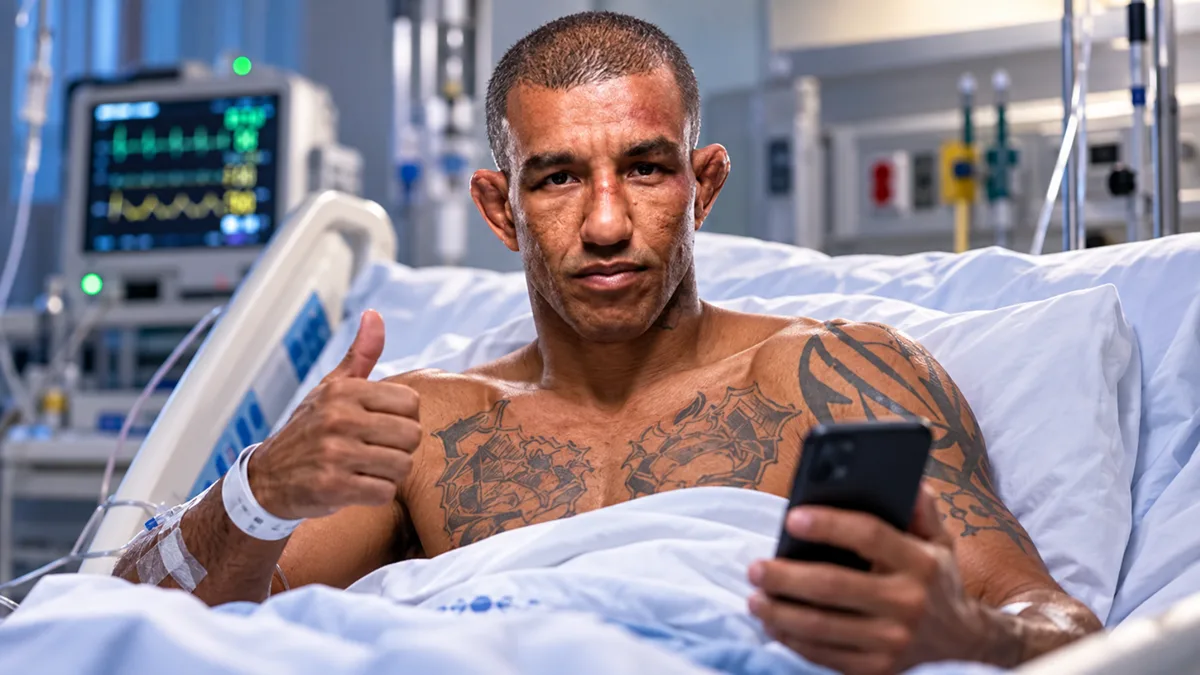 Barcelos habla por primera vez: "Estoy muy bien" y sigue internado solo por protocolo