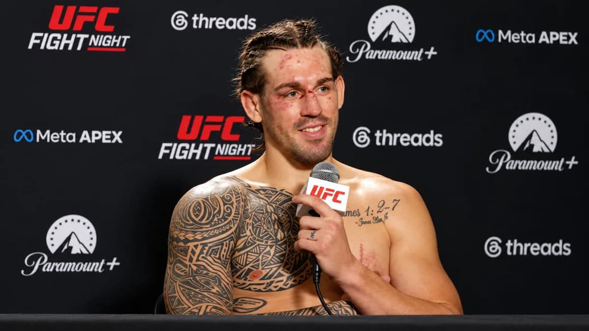Brendan Allen dice que están mal pagados y se disculpa con la UFC horas después
