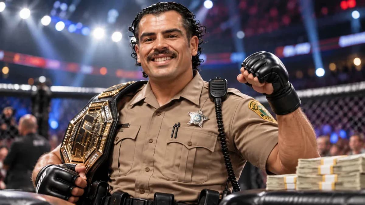 Luis Hernández ganó 100 mil dólares en la UFC y dice que su trabajo de policía le paga más