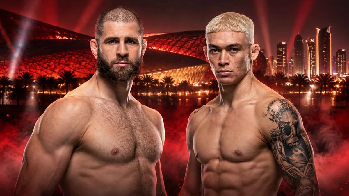 UFC Qatar ya tiene cartelera: Procházka vs. Stirling encabeza una noche cargada en Doha