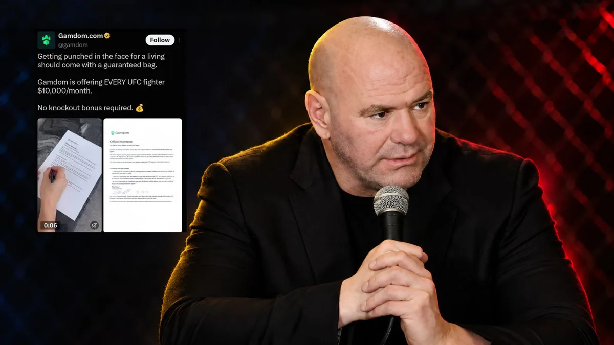 Dana White oferta Gamdom peleadores UFC